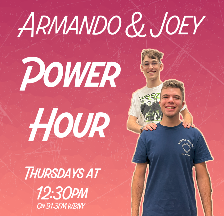 Armando & Joey Power Hour Thursdays at 12:30pm 