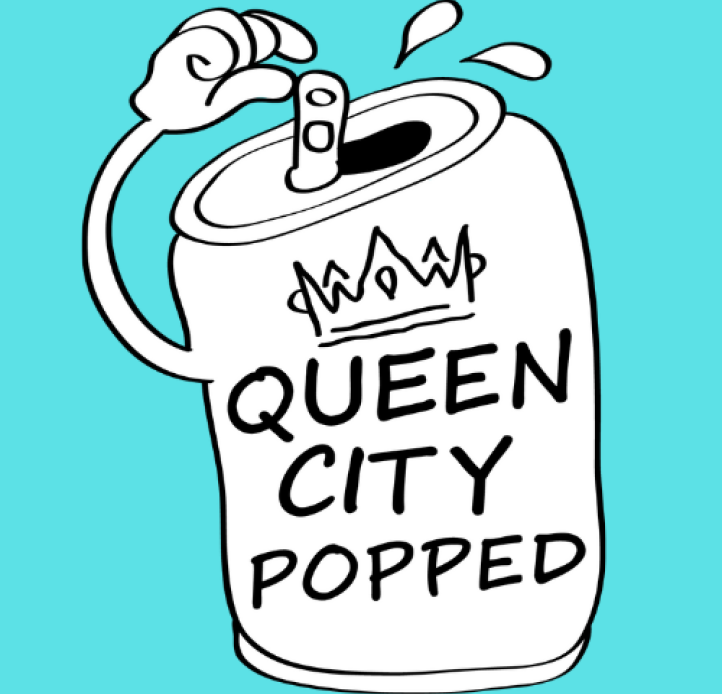 Logo for Queen City Popped